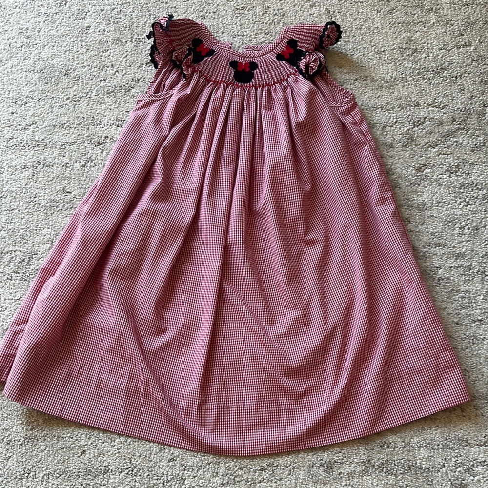 Minnie Mouse Smock Dress 2T